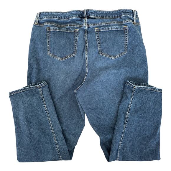 Torrid Women’s Jeans 20W Vintage Stretch Boyfriend Bootcut High Rise Denim Blue - Picture 1 of 4